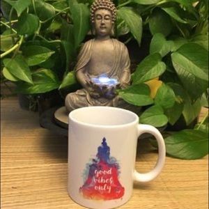 Yoga mugs Buddha positive